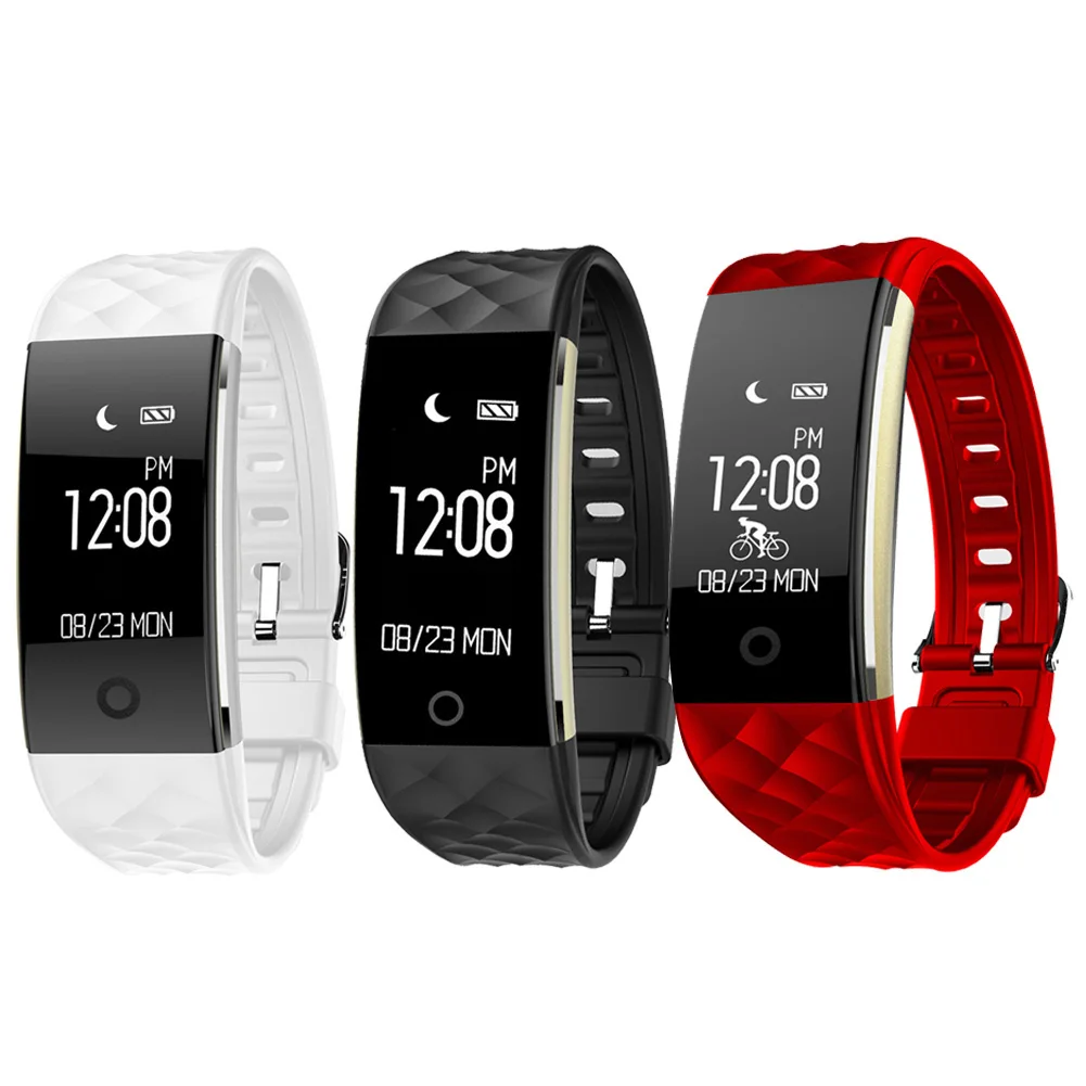 S2 Bluetooth Smart Band Waterproof 0 96 inches OLED Wristband Heart Rate Pedometer Sleep Fitness Tracker