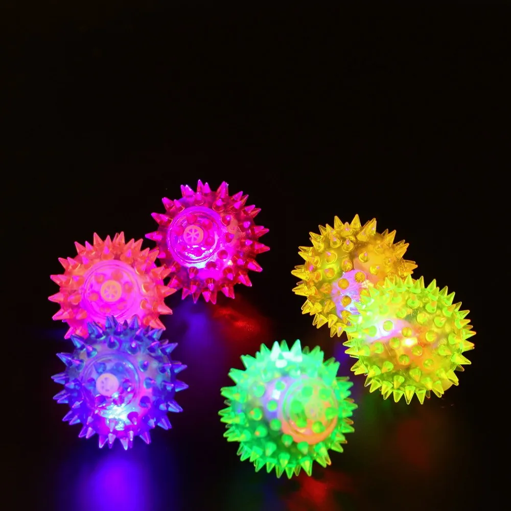 Free-shipping-1pcs-Dog-Puppy-Cat-Pet-Hedgehog-Ball-Rubber-Bell-Sound-Ball-Fun-Playing-Toy