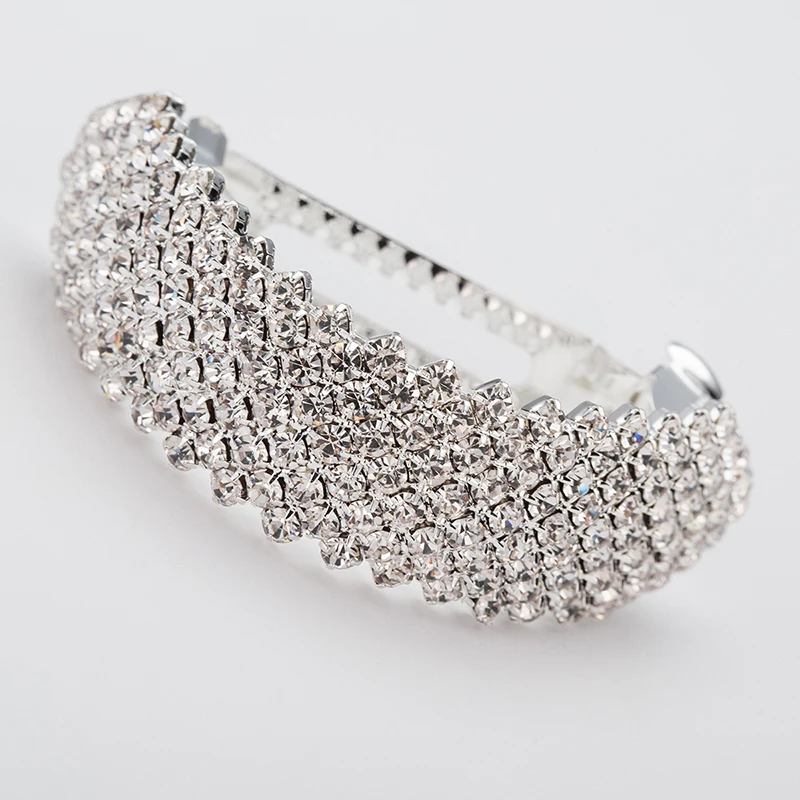 YFJEWE Fashion Hair Styling Women Hair Jewelry high-quality Wedding Accessories Bridal Crystal Rhinestone Hairbands Women #H011 - Image 6