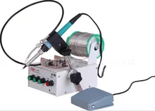 Free Shipping Automatic Feeding Tin Thermostatic Soldering Station Foot Machine F3100A 50W Multi-function Electric Iron Tool