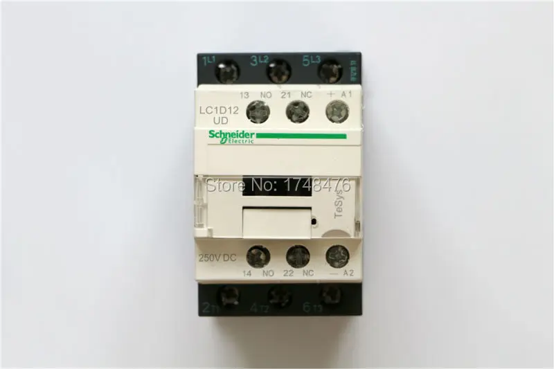 

TeSys D Contactor 3P 12A LC1D12 LC1D12UD LC1-D12UD 250V 250VDC