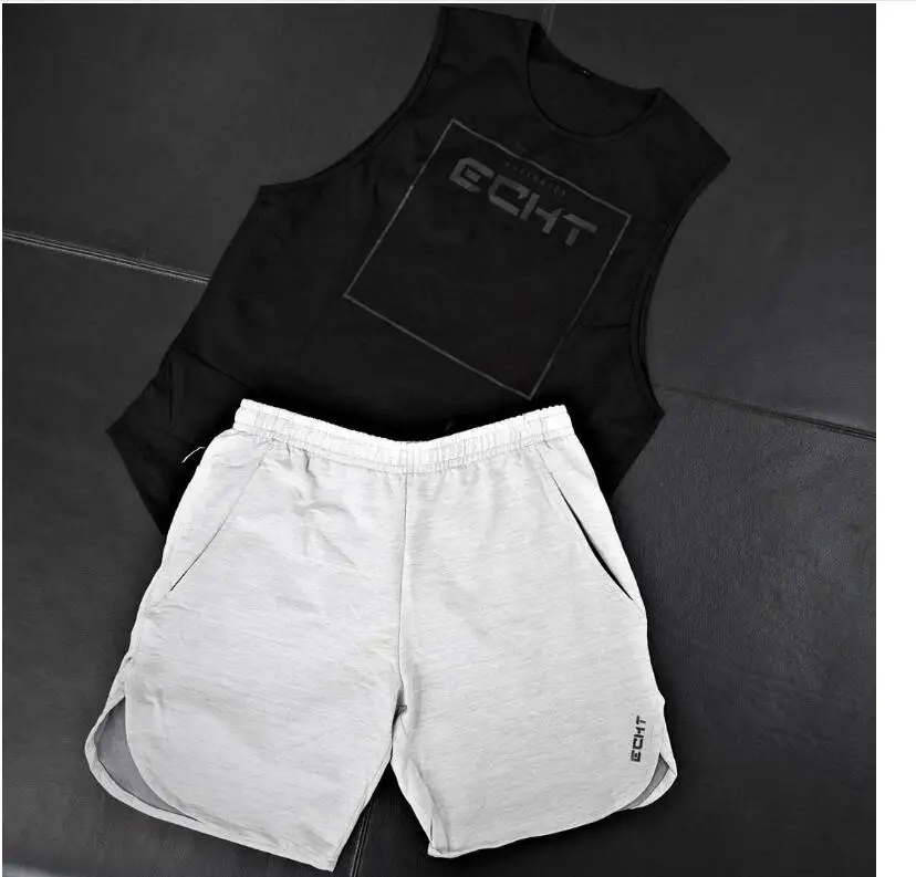 Для мужчин s бренд Jogger спортивные шорты для похудения мужские черные Бодибилдинг Короткие штаны мужские Фитнес тренажерные залы шорты