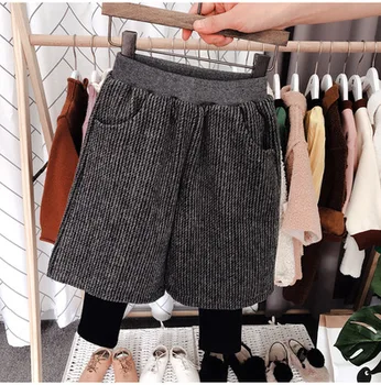 

Children's Pants Kids Boys Winter Clothes 2019 New Baby Boys Cotton Fake Two Pieces Leggings Kids Casual Harem Pants 2 4 5 Years
