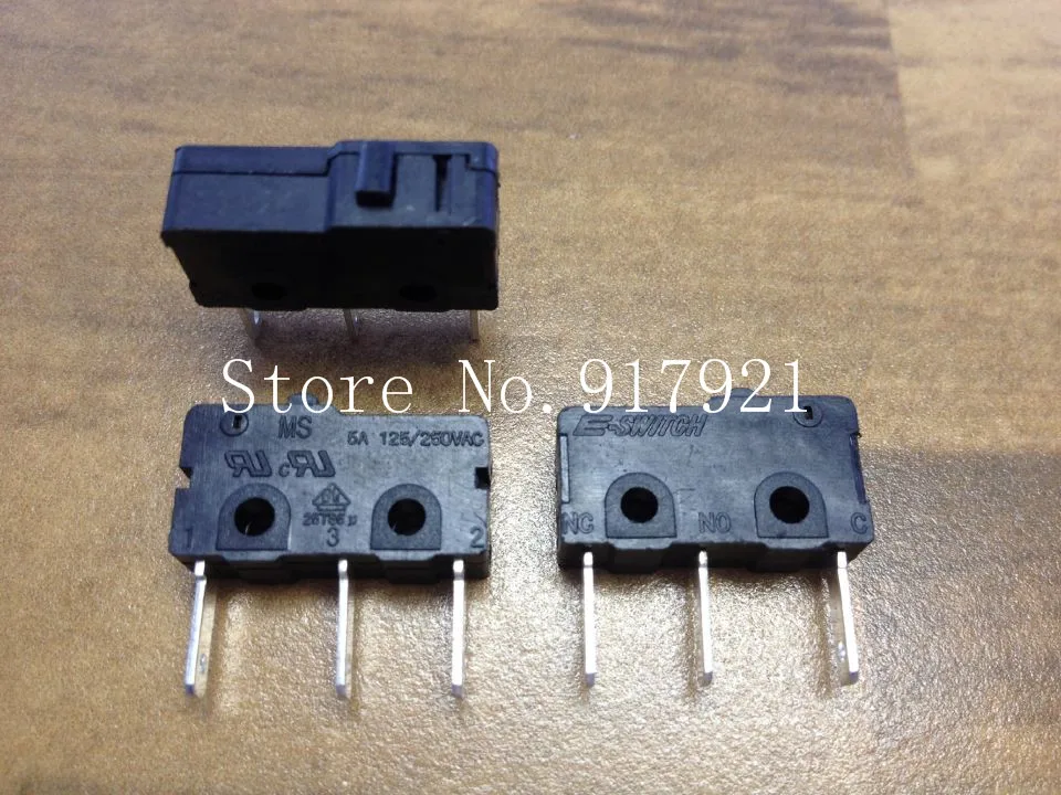 

[ZOB] The United States imported E-SWITCH MS micro switch 5A250V limit switch genuine original --50pcs/lot