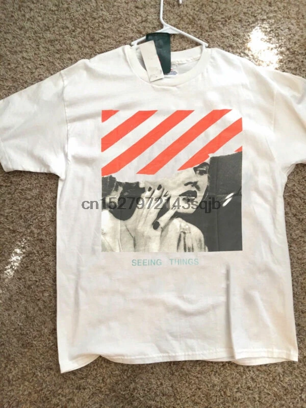 

Vintage Off White C o Virgil Abloh seeing Things Tee T-Shirt Reprint New