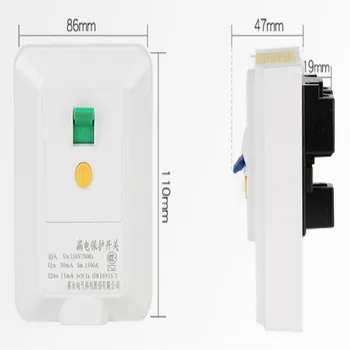 

air conditioning water heater circuit breaker overload protector earth leakage protector 2P 40A FREE SHIPPING