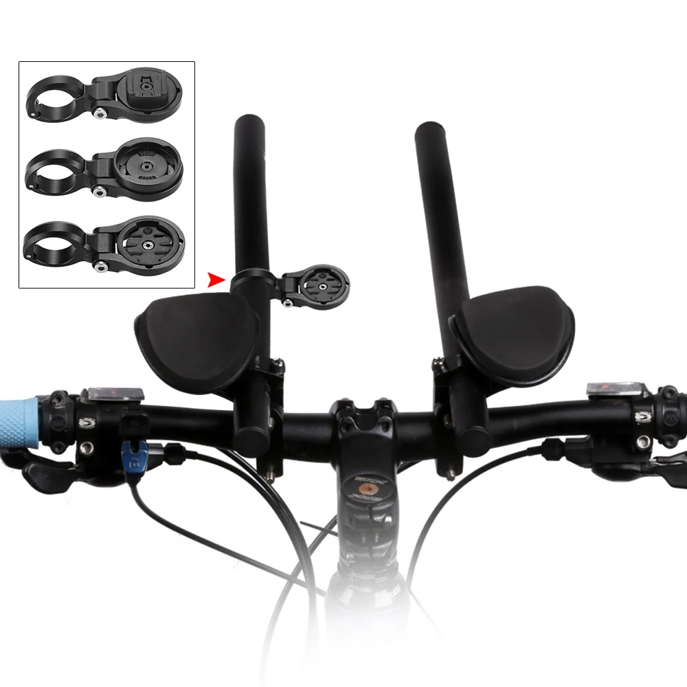 22.2mm TT/Aero Bike Computer Mount 3 Model Black Aluminum Handlebar