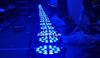 

6pieces RGBW LED Par Light Ip20 Zoom Par Can Zoom Led Par Light 18*10 4in1 For Birthday Party Wedding Dj Disco Dance Floor Clubs