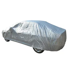 Interior Full Car Covers Size S / M / L / XL Indoor Outdoor Full Car Cover Sun UV Snow Dust Rain Resistant Car Free indoor outdoor full car covers silver sun uv snow dust resistant protection car accessories