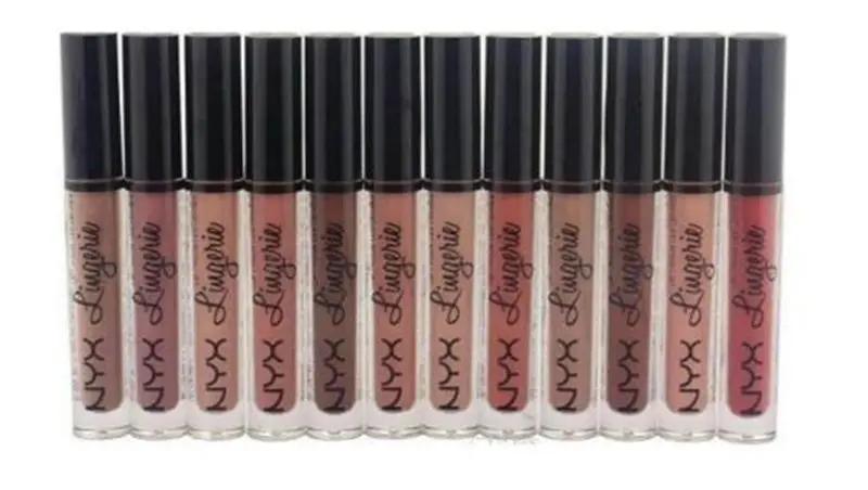 Harga NYX Lingerie Matte Lipstik Tahan Air Lip Gloss Makeup Matte Lip Gloss 12 Warna Membuat Warna Bibir Maquiagem Gratis pengiriman Online NYX Lingerie Matte Lipstik Tahan Air Lip Gloss Makeup Matte Lip Gloss 12 Warna Membuat Warna Bibir Maquiagem Gratis pengiriman