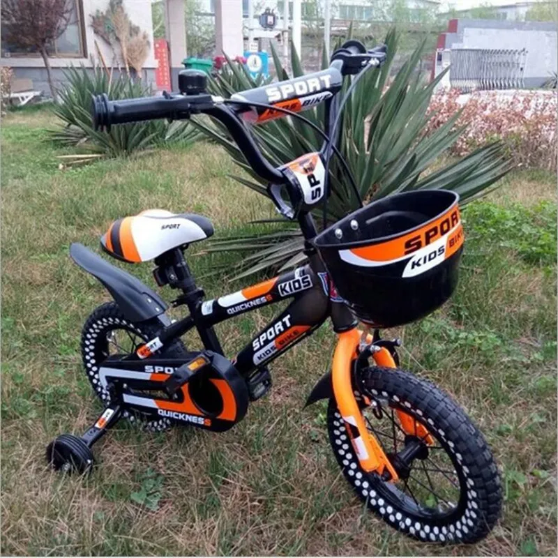 

Children's Bicycle Baby Stroller Bicycle 12inch 14inch 16inch Bike Ride on Toys for Children Four Wheels Bicycle 3-8 Years Old