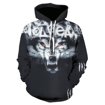 

Where Light And Dark Meet by JoJoesart Wolf 3D Hoodies Sweatshirts Men Women Hoodie Casual Tracksuits Fashion Brand Hoodie Coats
