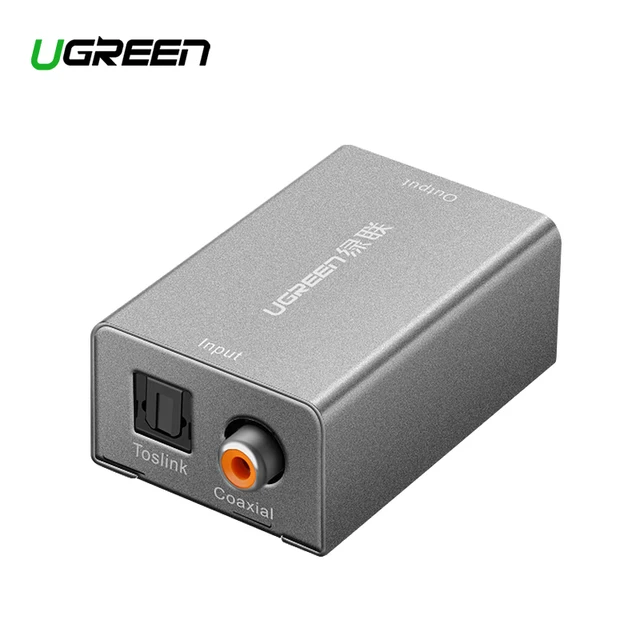 Best Offers Ugreen Digital to Analog Audio Adapter Optical Coaxial Toslink to 3.5mm Audio with DC 5V/2A EU Plug Converter Adapter for TV Best Offers Ugreen Digital to Analog Audio Adapter Optical Coaxial Toslink to 3.5mm Audio with DC 5V/2A EU Plug Converter Adapter for TV