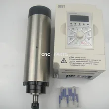 Фрезерный шпиндель с ЧПУ ER11 800 Вт мотор шпинделя с воздушным охлаждением+ 1.5кВт Инвертор+ ЧПУ гравировальные Биты