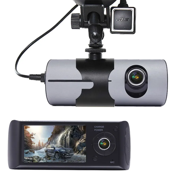 Автомобильный видеорегистратор R300 с GPS и 3D g датчиком ЖК камера X3000 видеокамера