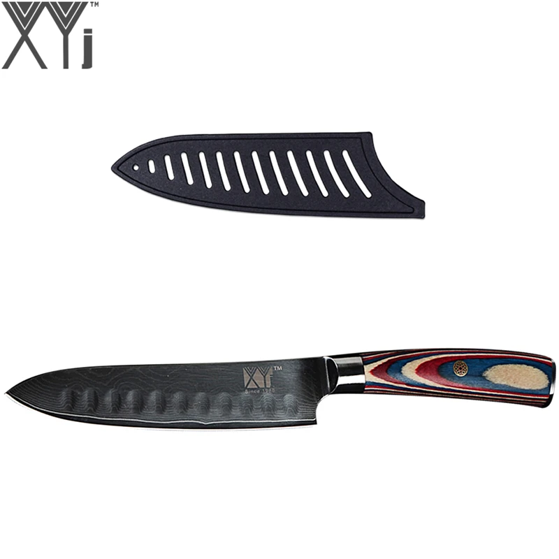 XYj VG10 Damascus Kitchen Knife Accessories Wood Handle 67 Layer Japanese Damascus Cooking Knife Tools With Free Knife Cover XYj VG10 Damascus Kitchen Knife Accessories Wood Handle 67 Layer Japanese Damascus Cooking Knife Tools With Free Knife Cover