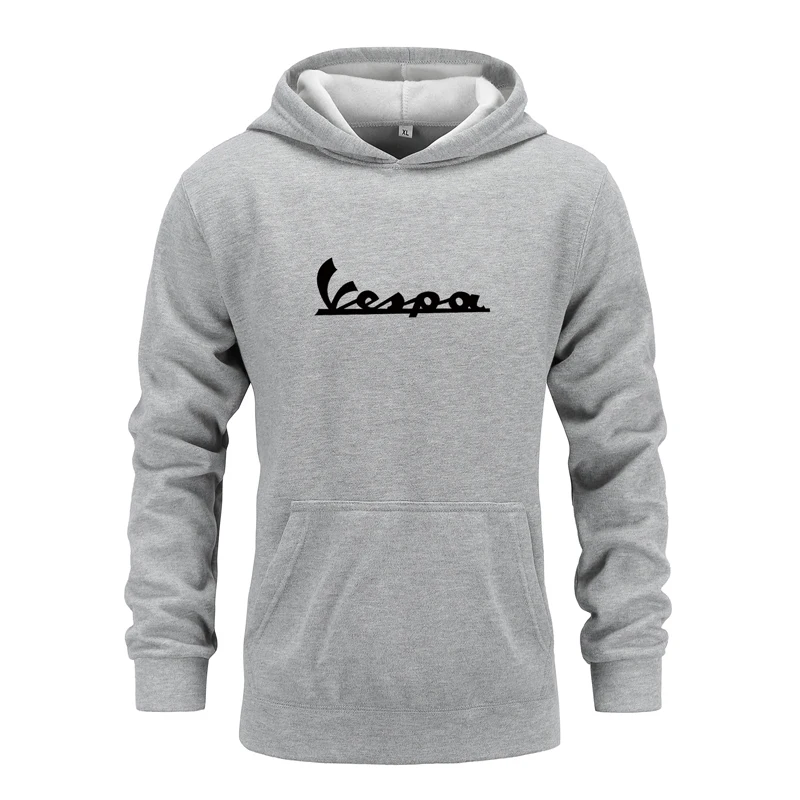 2018 Brand Men Hoodies Vespa Letter Printed Letter Sweatshirts Mens Hoodie With Hat Hoody Big Pocket