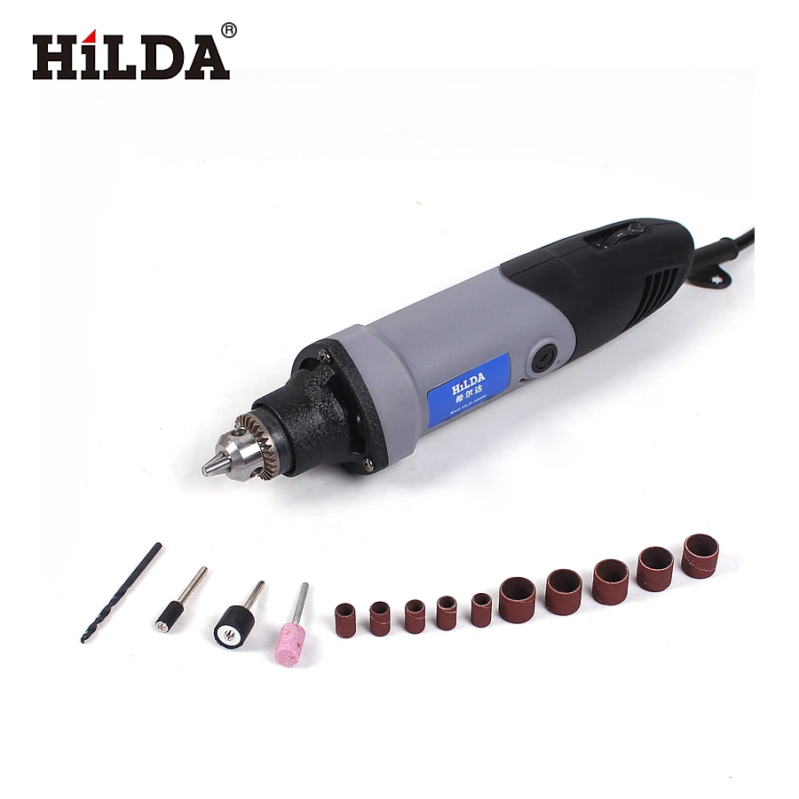HILDA Variable Speed Rotary Tool Electric Tools 400W Mini Drill 6 position  for Dremel Rotary Tools mini grinding machine – HILDA Official Home