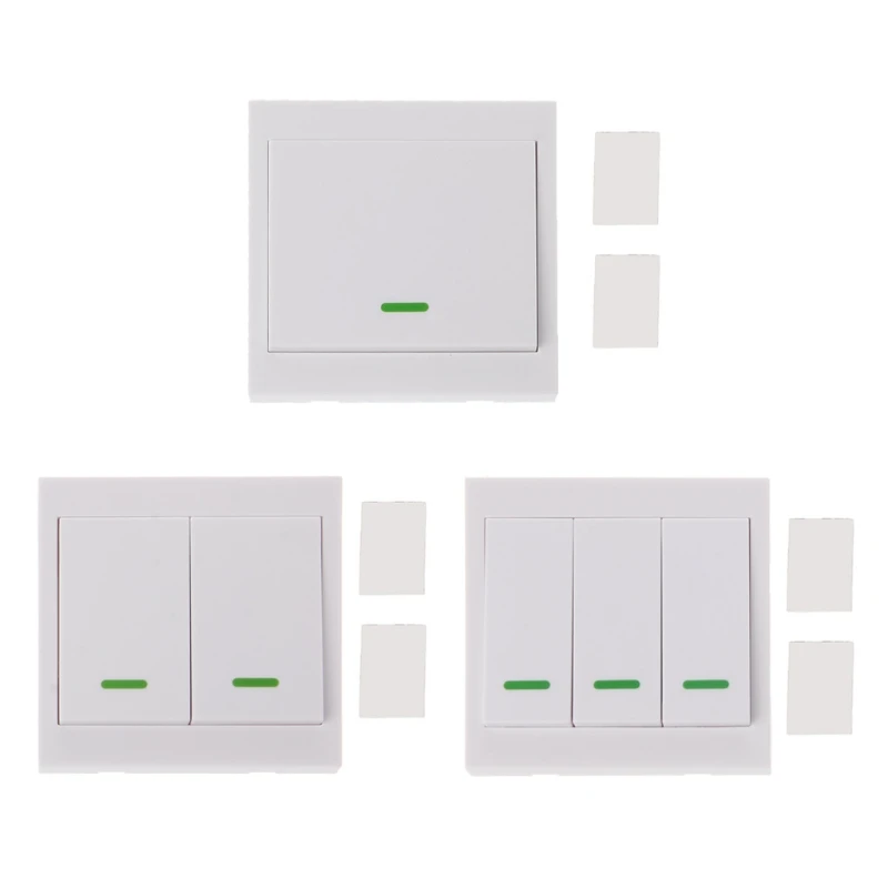 433MHz RF Wireless Remote Control Switch 86 Wall Panel Transmitter With 1 2 3 Button For Home Room Hall Ceiling Wall Light|rf wireless remote control|wireless remote transmitterrf wireless remote - AliExpress