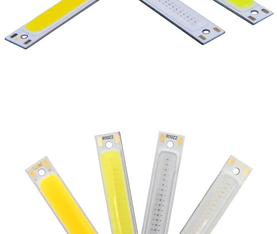608mm Battery Powered 3.7V COB LED Light Source Strip Lamp DC3-4V Warm Cool White Blue Red Color Bulb for DIY Lighting (2)
