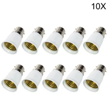 10x большая акция B22 для E27 База Светодиодный свет лампы огнестойкий Держатель Разъем для конвертера, адаптера изменения