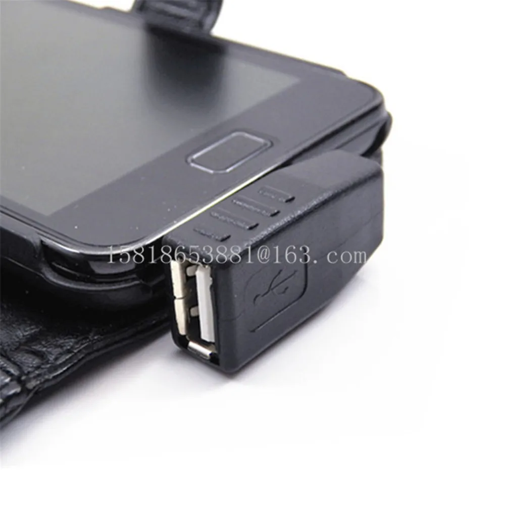 Переходник с правой и левой стороны на 90 градусов разъемами USB 2 0 A micro 5 контактным