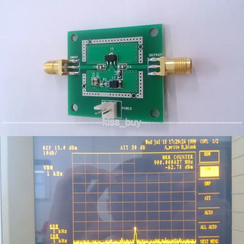50MHz to 4GHz Low Noise RF Receiver Amplifier High Linearity LNA Module