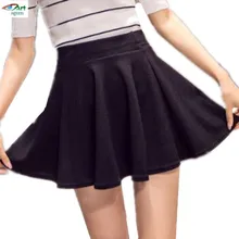 Яркие цвета женские короткие юбки плиссированные мини-юбки с высокой талией размера плюс юбка с шортами повседневная одежда весна лето AS996