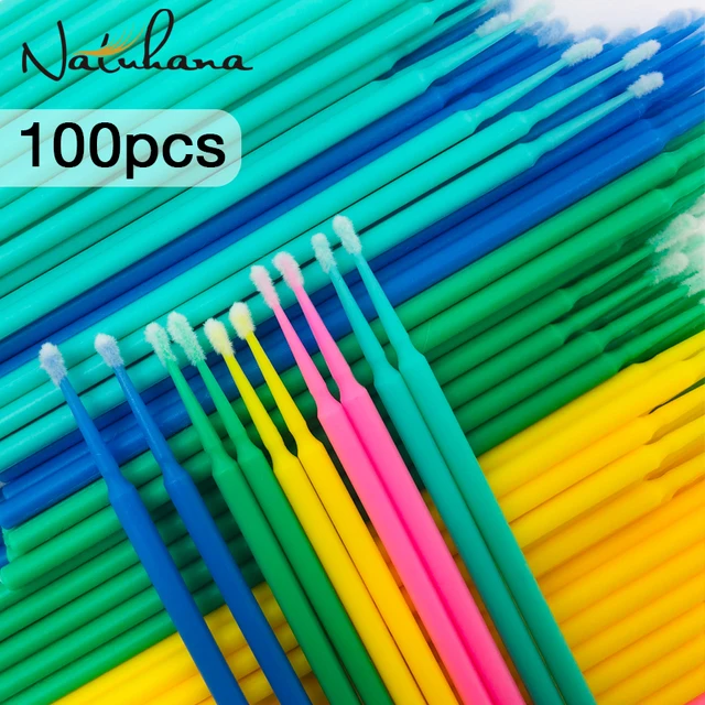 100개짜리 내구성 마이크로 일회용 속눈썹 연장 도구: 완벽한 속눈썹 관리를 위한 필수품