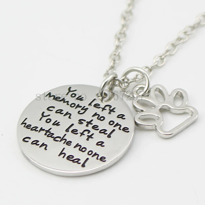 dog loss necklace