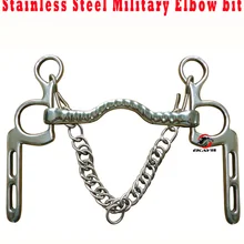 125 мм Западный Трензель для верховой езды, соединенный из нержавеющей стали