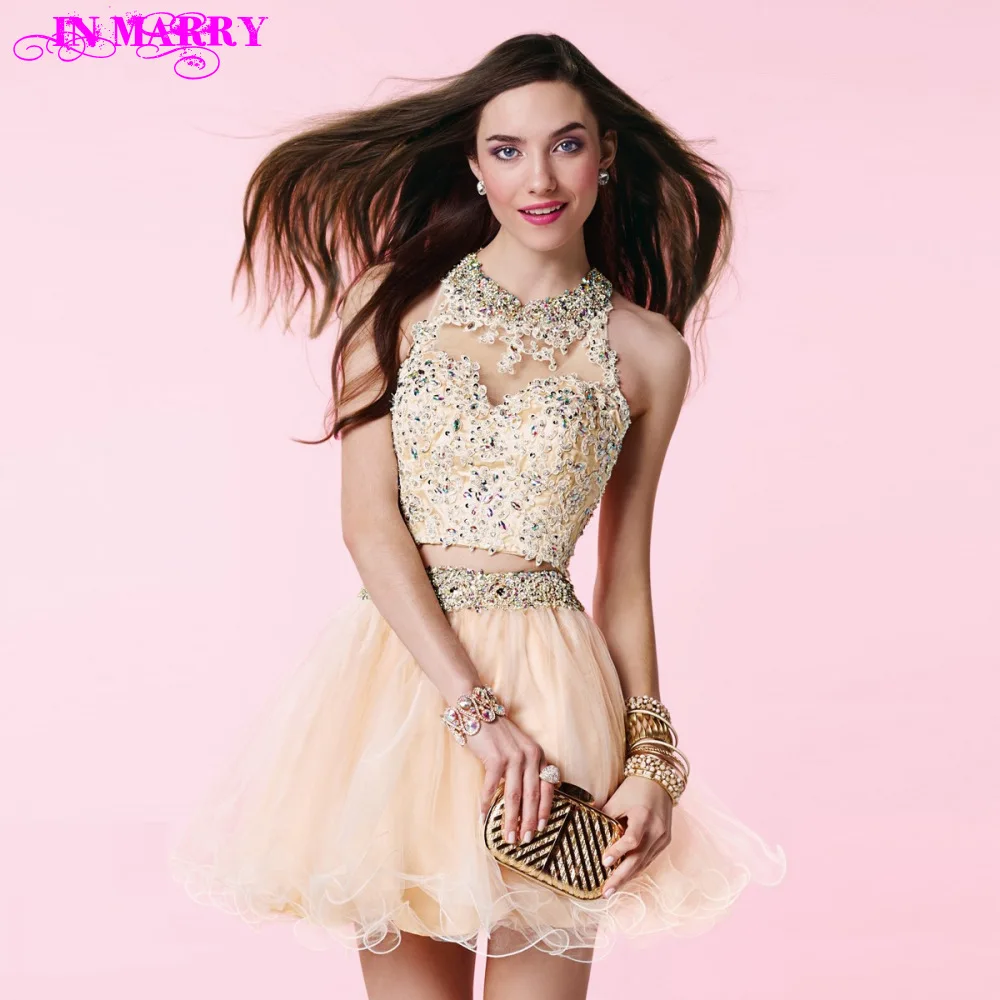 puffy short ball gown