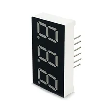 MCIGICM 10 шт. общий анод 3 битовая цифровая трубка 0," 0.4in. Красный светодиодный дисплей 7 segmentos светодиодный цифровой трубки