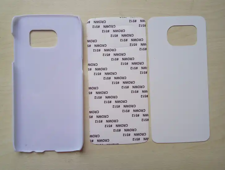 2D Estuche de sublimación de goma en blanco para Samsung Galaxy S8 Blanco