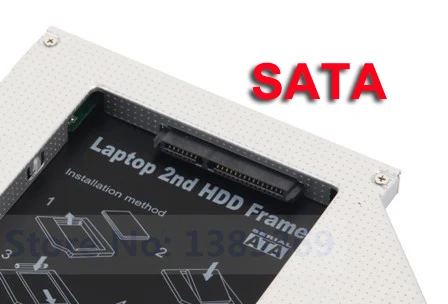 Nigudeyang 2nd HDD SSD Оптический Bay Caddy SuperDrive для MacBook Pro PATA IDE рано 2008 2007 2006-Unibody