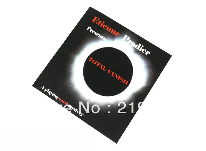 

Free shipping 2 pcs/lot Total Vanish Magic Tricks