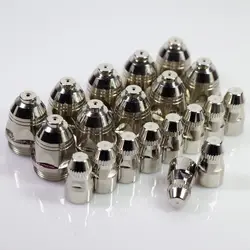 20pcs P80 Plasma Cutting Torch Consumable Cutting CNC 60A 80A 100A P80 Plasma Torch Cut Tip Electrode Nozzle Cutter Tip