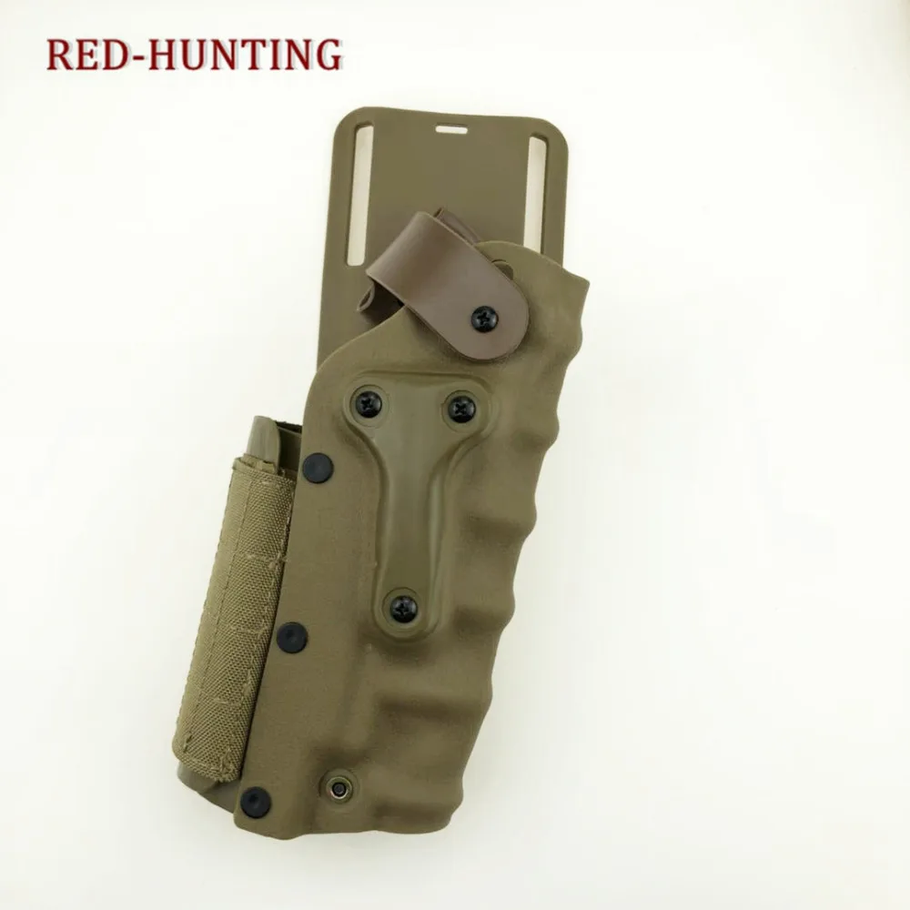 

Military Low-Ride Holster fit M9 92F MOLLE Locking System Belt Gun Holster