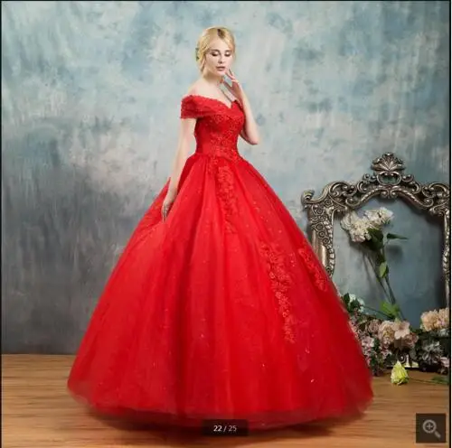 Red Colour Gown For Wedding Factory ...