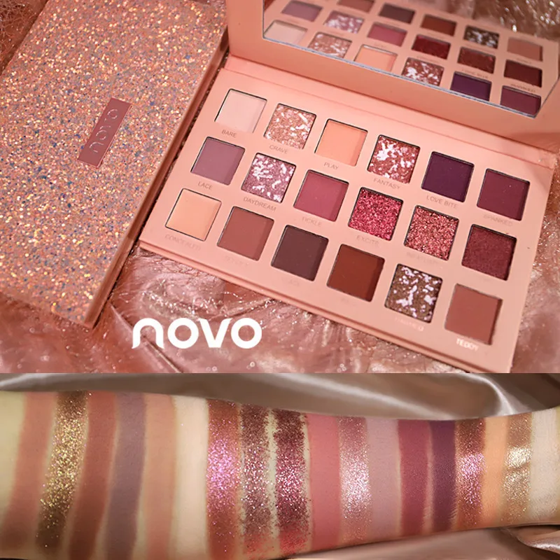 

Make-up NOVO Desert Rose Eye Shadow Plate Matte Pearlescent Waterproof