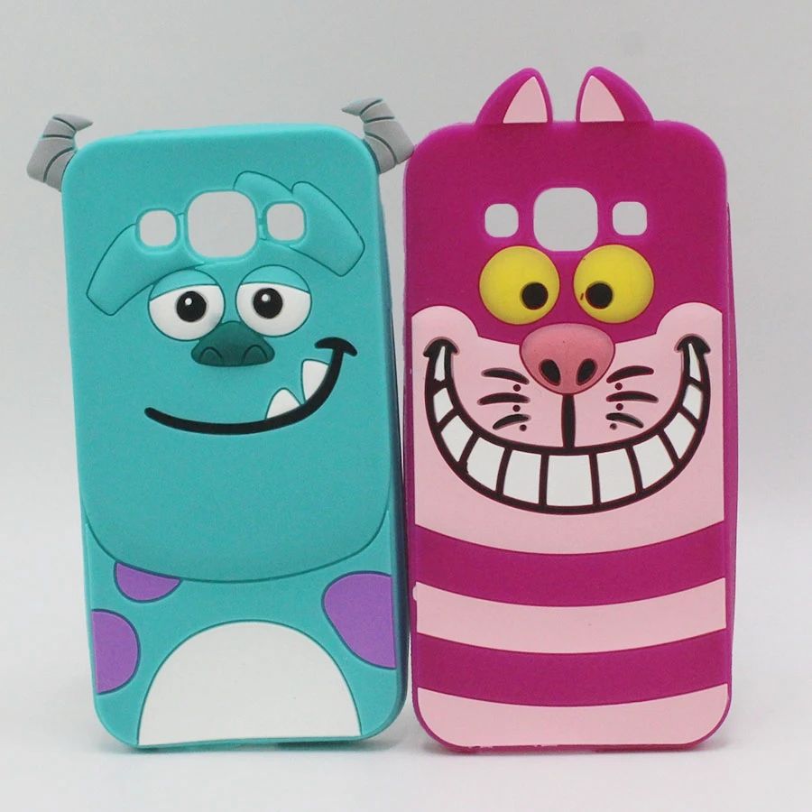 

Cartoon Silicone Case For Samsung Galaxy Grand Prime Duos Neo Plus Capa Cute 3D Sulley Tiger Cat Cover Core 2 Prime Coque Fundas