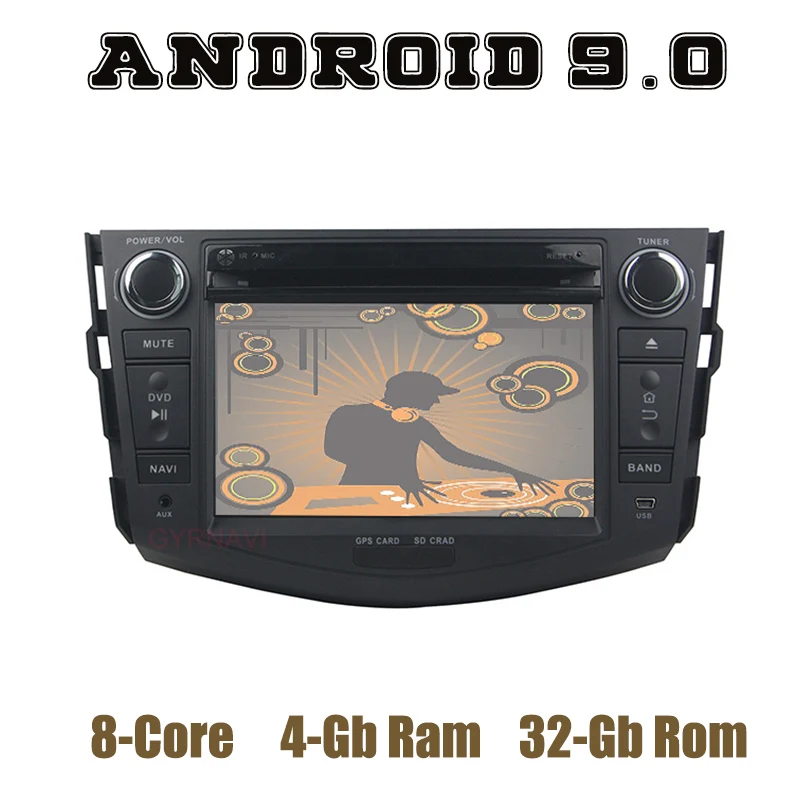 PX5 Android 9 0 Автомобильный GPS Радио мультимедийный плеер для toyota RAV4 RAV 4 2006 2011 с wifi usb + 32