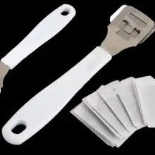 Сухой Жесткий кожи удаления мозолей ног бритва нож для кукурузы Инструмент Педикюр+ 10 лезвий лезвия для бритья Лидер продаж