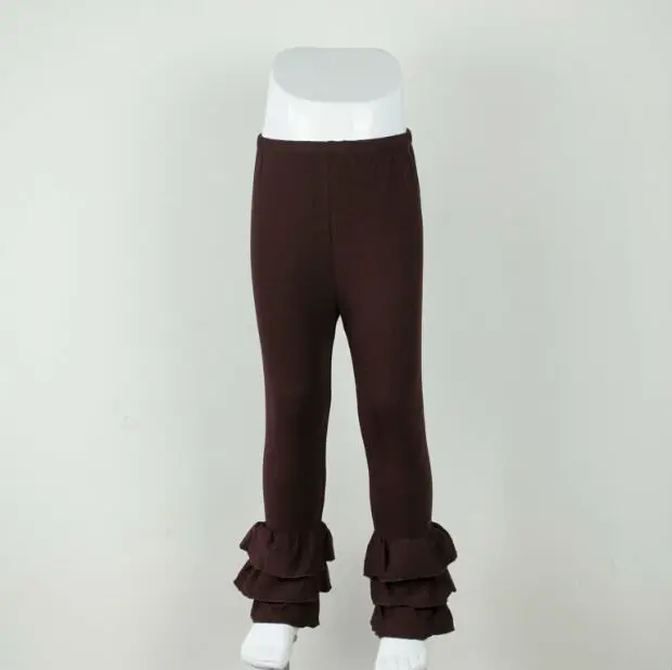 20 colors Children trousers Knit Cotton Ruffle Pants Girls Pants Kids