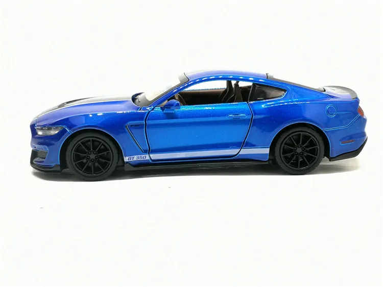 1/32 SHELBY GT350 спортивный автомобиль, игрушечный автомобиль, модель автомобиля из сплава, оттягивающий назад автомобиль, настоящая Лицензионная коллекция, детские игрушки, подарок