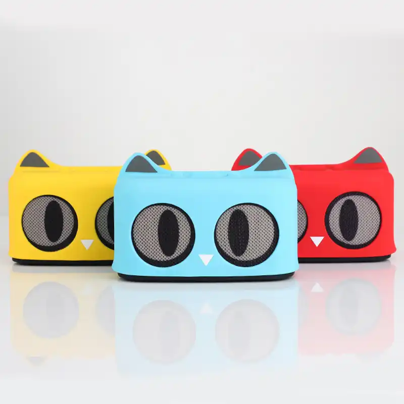 Nouveau Sg 09 Sans Fil Portable Bluetooth Haut Parleur Subwoofer Carte Mini Bluetooth Audio Mignon Dessin Anime Chat Cadeau Aliexpress