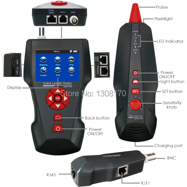 4-Innovative-life-Cable-Tester-NF-8601W-Parts