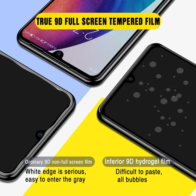 9D الزجاج المقسى على ل Xiaomi Redmi ملاحظة 7 6 5 برو 6A 5 زائد S2 5A 6 برو واقي للشاشة الزجاج طبقة رقيقة واقية حالة