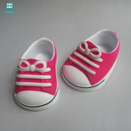 Мини 7 см детские белые кроссовки обувь для кукол подходит для 43 см игрушки Новорожденные куклы аксессуары и американская кукла - Цвет: ZF--003