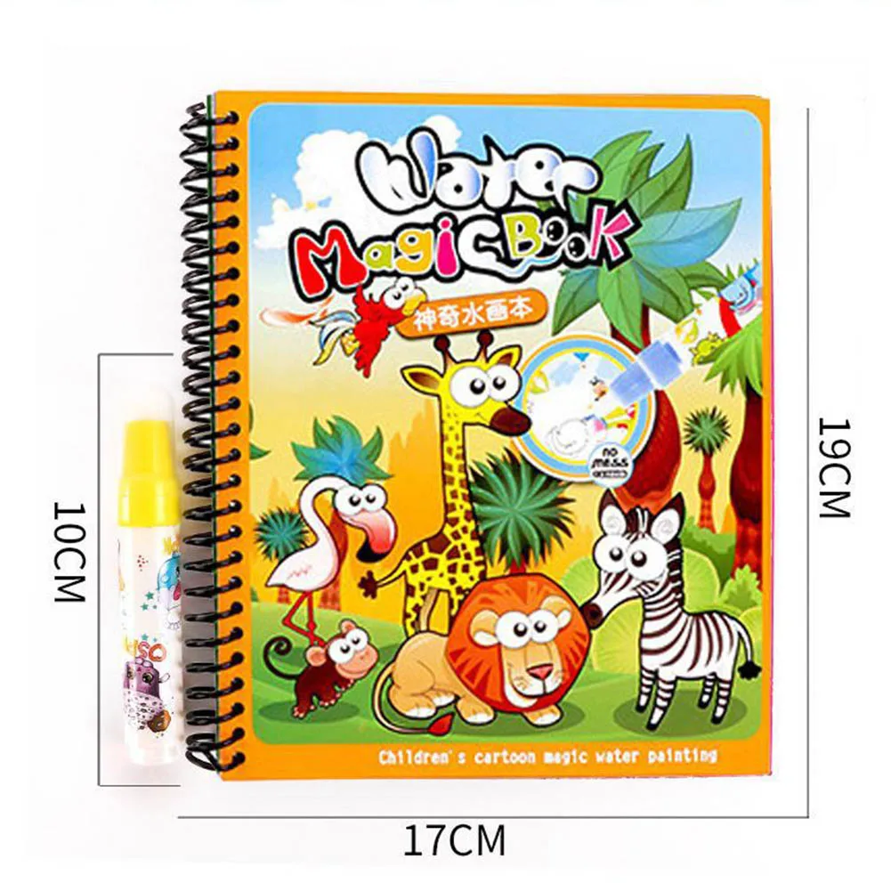Magic Water Drawing Painting Board Book Non-toxic Reusable Educational For Children Baby YJS Dropship